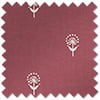 Emily Bond Wild Thyme, Burgundy - Roman Blind